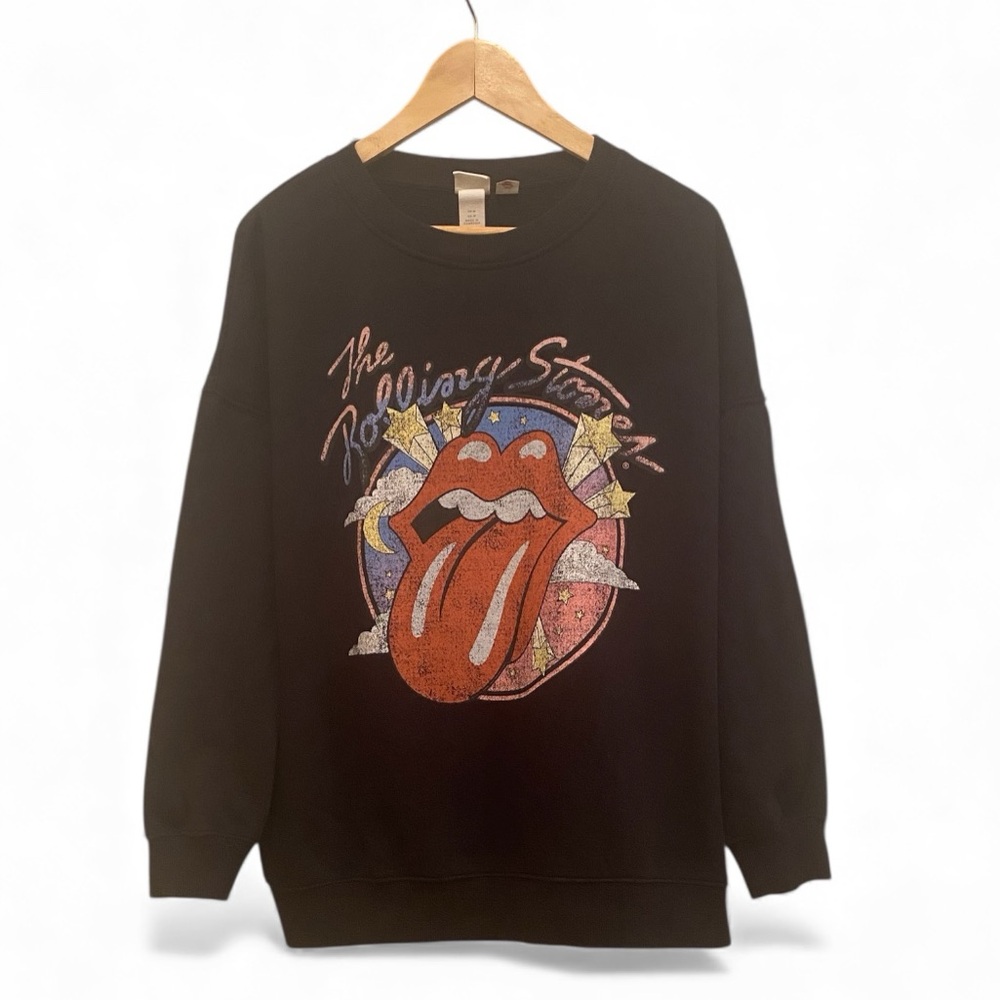 H&M The Rolling Stones Sweatshirt Medium